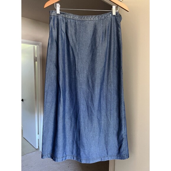 French Laundry Denim Blue Skirt & Jacket Set NWT Vintage Y2K - Picture 11 of 16